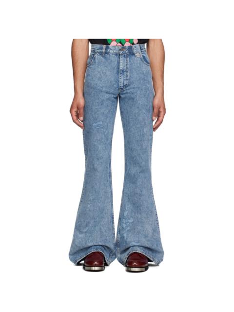 EGONLAB Blue Wide Jeans