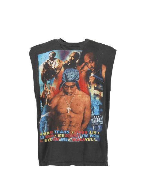 EARTHLING VIP TUPAC VINTAGE TEE / GRY