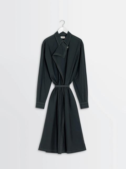 ASYMMETRICAL SHIRT DRESS