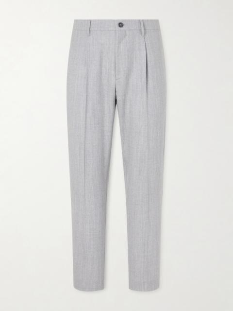 Canali Straight-Leg Wool Trousers