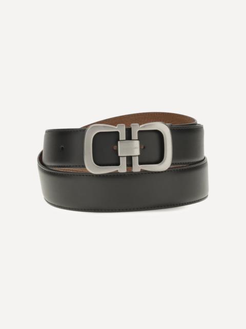 FERRAGAMO Reversible leather Belt with logo