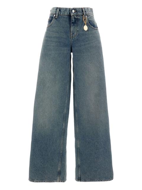 Stella McCartney five-pocket wide jeans
