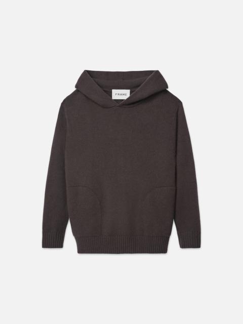 FRAME Cashmere Hoodie in Marron