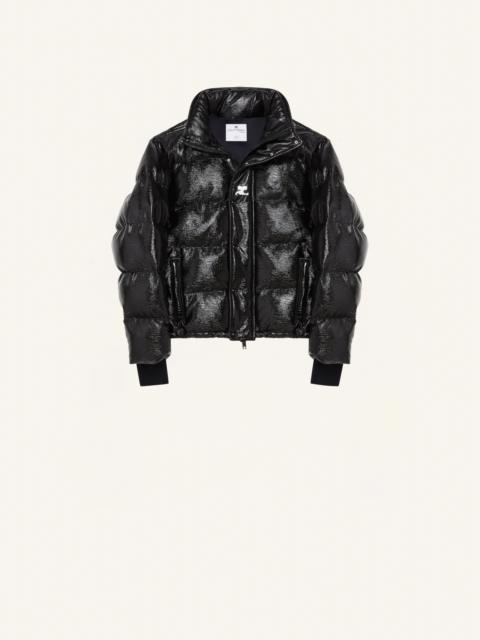 courrèges VINYL PUFFER JACKET