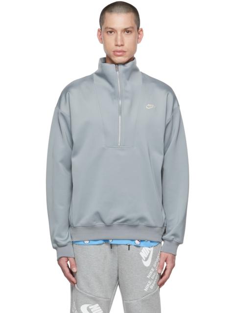 Nike logo-print zip sweatshirt