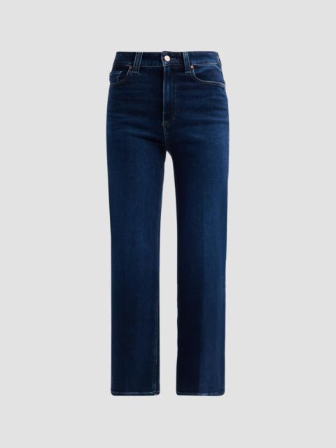 PAIGE Women's Anessa High-Rise Wide-Leg Ankle Jeans - Basilica