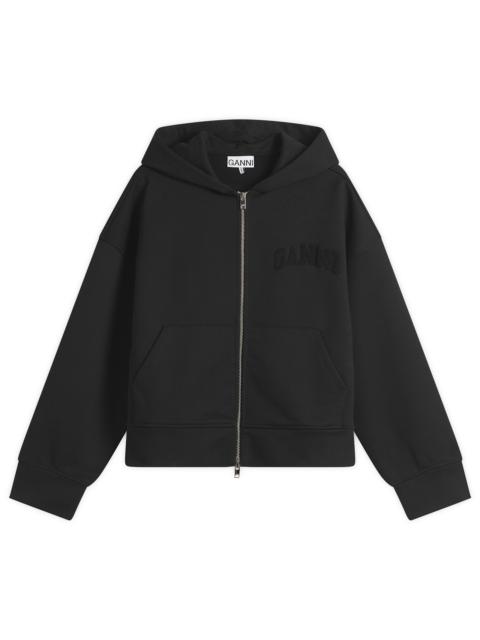 GANNI GANNI Heavy Terry Jersey Zip Hoodie