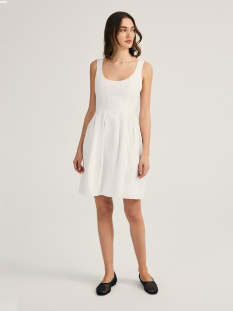 DEREK LAM 10 CROSBY JADE SLEEVELESS BUBBLE HEM DRESS