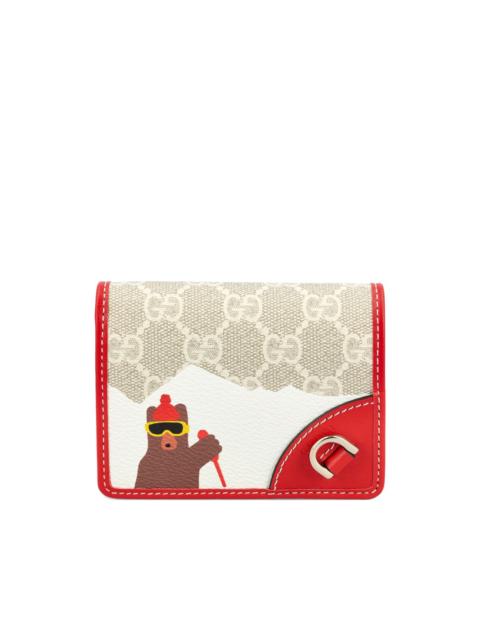 GUCCI logo-pattern wallet
