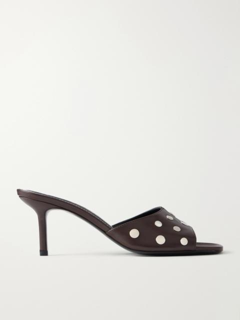 STAUD Bea 66 Studded Leather Sandals