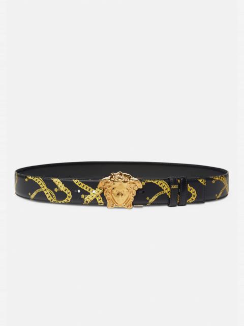 VERSACE La Medusa Chain Reversible Belt