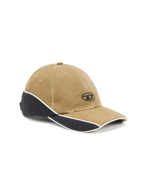 Diesel C-DALE logo-embroidered cap