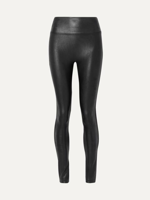 SPANX Faux Stretch-leather Leggings