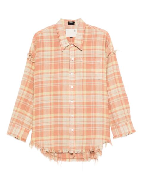 R13 R13 Checked Cotton Shirt