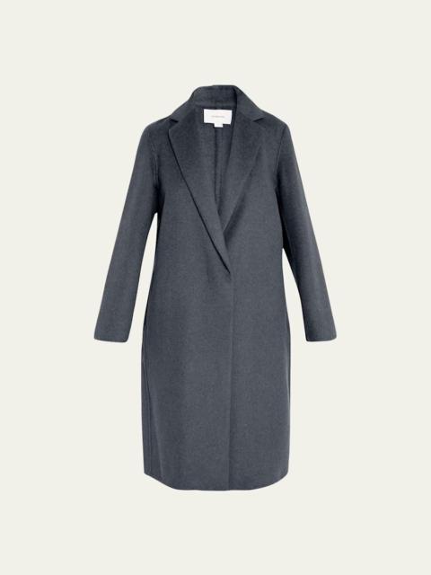 Vince Classic Straight Wool-Blend Coat