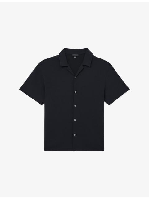 REISS Cedric Textured Stretch-Woven Shirt