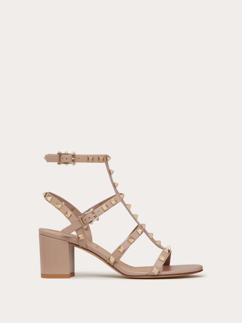 ROCKSTUD CALFSKIN ANKLE STRAP SANDAL 60 MM