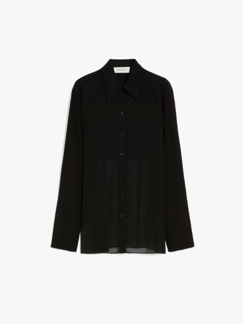 Sportmax BOA Chiffon flounced blouse