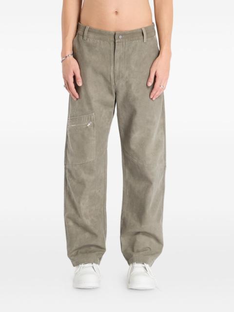 REPRESENT Golfeur zipped workwear trousers