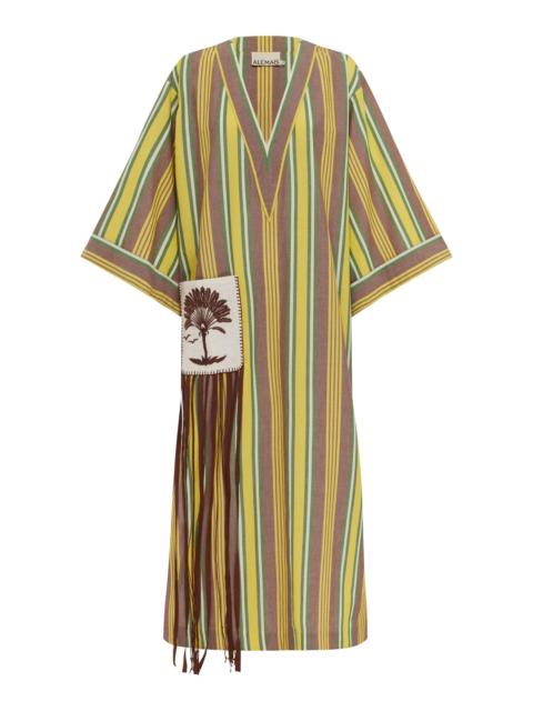 ALÉMAIS Clover V Neck Midi Dress