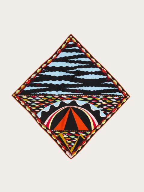 PUCCI MIXED PRINT SILK SCARF