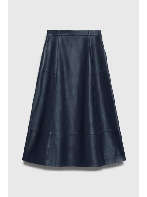THE FOLD Andalo Leather Skirt