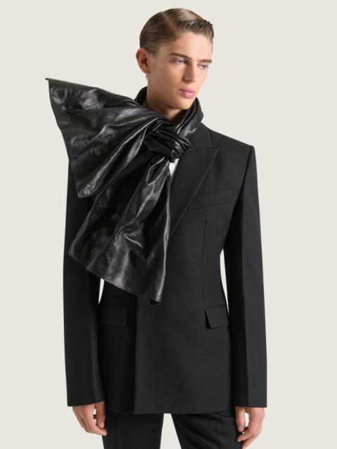 Givenchy MAXI BOW SCARF IN LEATHER