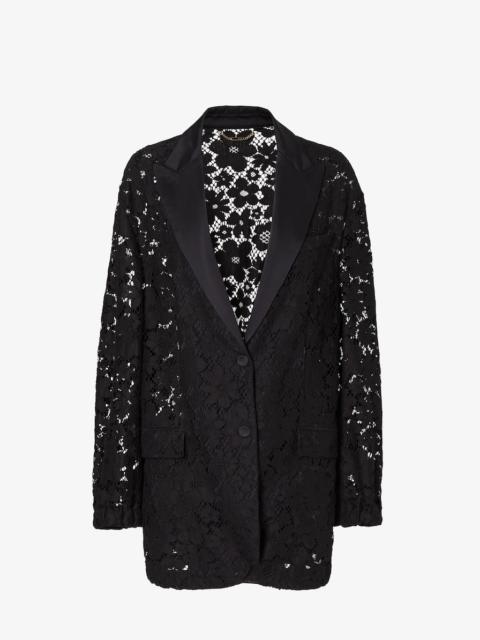 FENDI Jacket Black lace jacket
