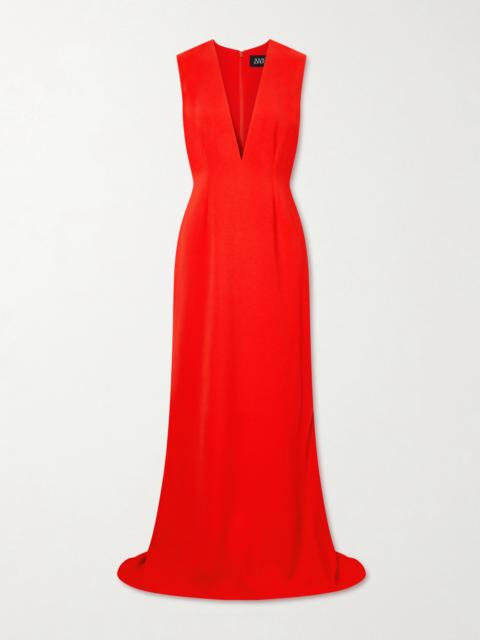 SOLACE LONDON Althea Crepe Gown