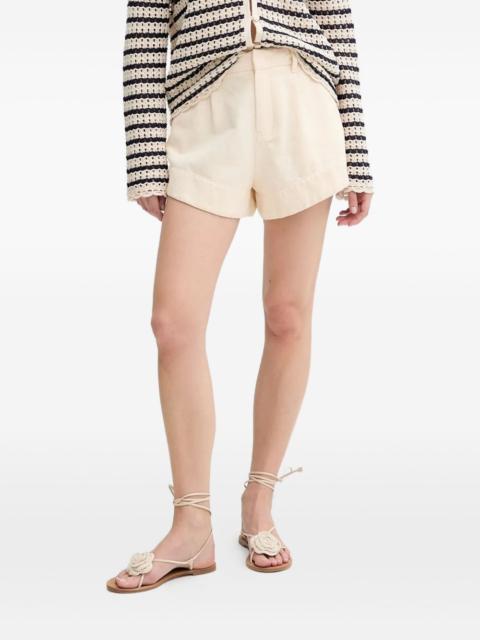 ba&sh pleated pocket shorts