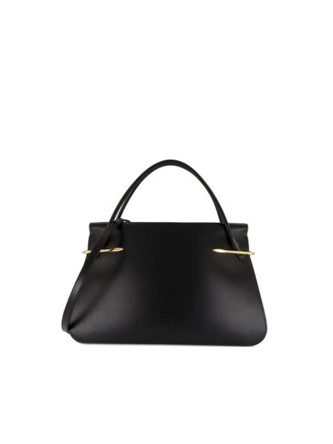 Givenchy handle leather clutch