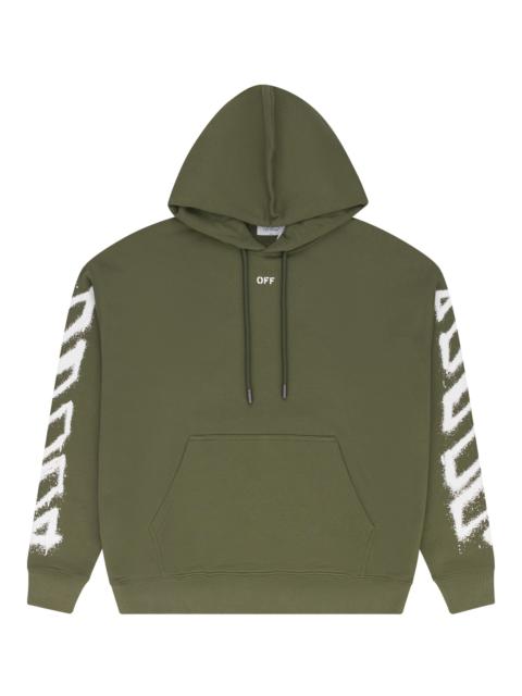 Off-White Spray Can Arrow Skate Hoodie "Winter Moss" 44MBB085F5001 313