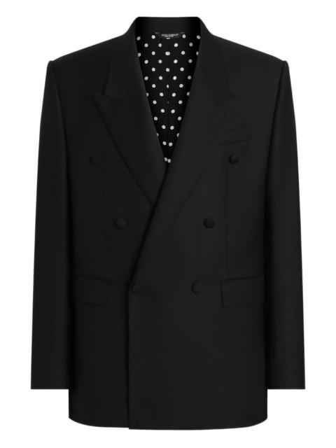 double-breasted blazer