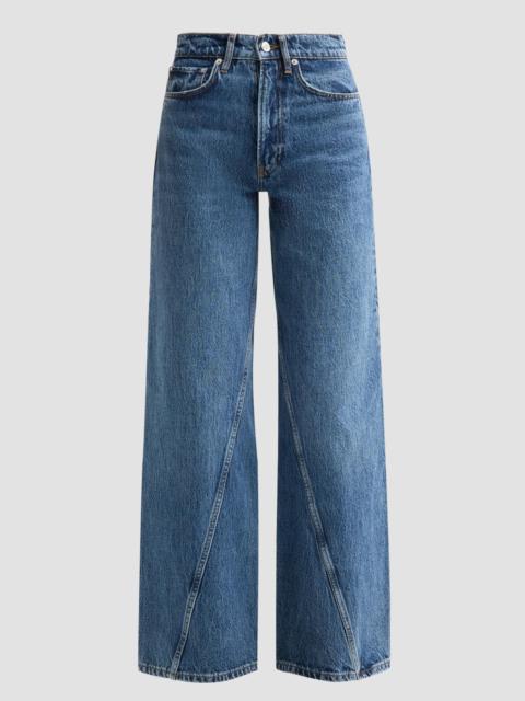 ANINE BING Women's Brie Wide-Leg Jeans - Washed Blue