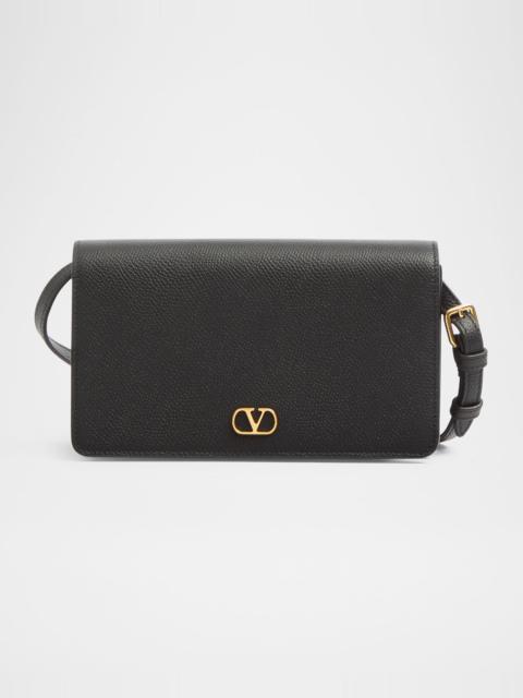 Valentino VLOGO Flap Leather Wallet