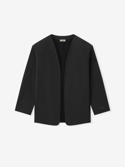 Fear of God Womens Superfine Wool Twill Collarless Jacket