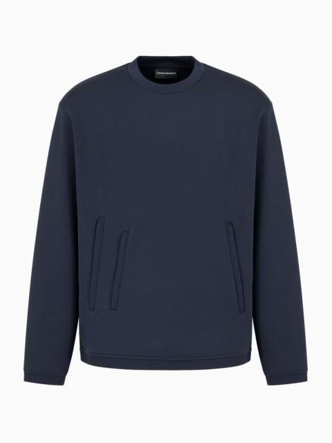 Travel Essentials modal-blend double jersey sweatshirt