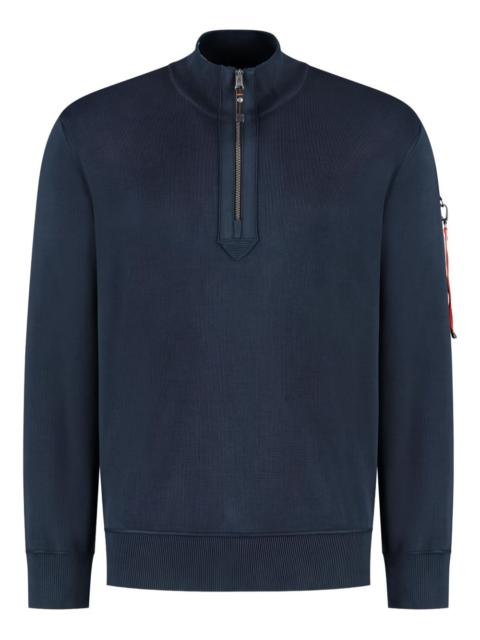 PARAJUMPERS half-zip ribbed sweater