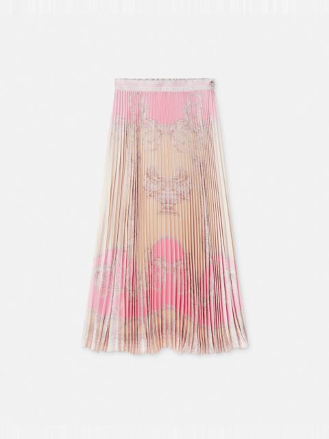 VERSACE La Coupe des Dieux Pleated Midi Skirt