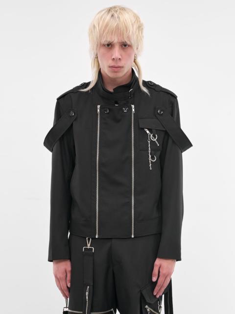 KIDILL Black Double Zip Strap Jacket