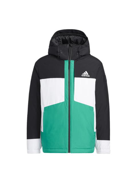 adidas Neo Track Jackets 'Green White Black' IA4215
