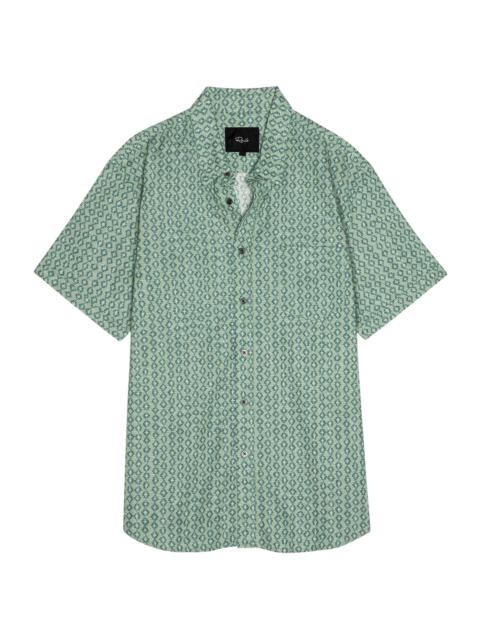Rails Men's Carson Wavy Short-Sleeve Shirt - Wavy Batik Coast
