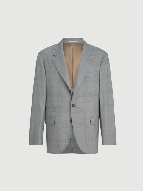 Brunello Cucinelli Super 150s virgin wool Prince of Wales jacket