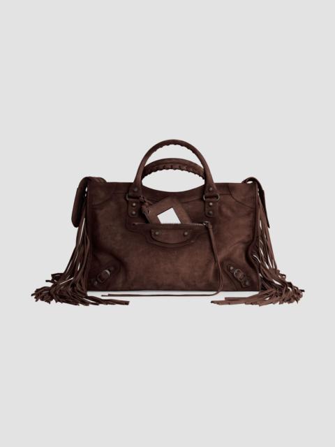 BALENCIAGA Women's Le City Tote Bag - Light Espresso