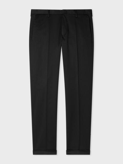 Paul Smith Slim-Fit Black Cotton-Stretch Chinos