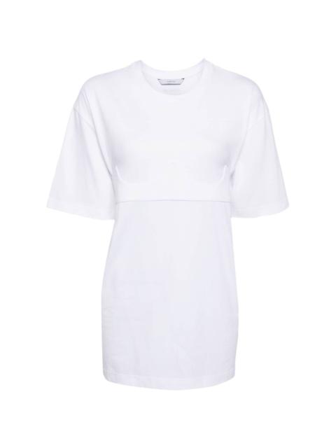 belted cotton T-shirt