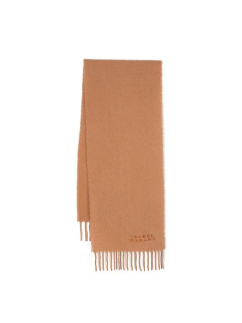 Isabel Marant Firny embroidered-logo scarf