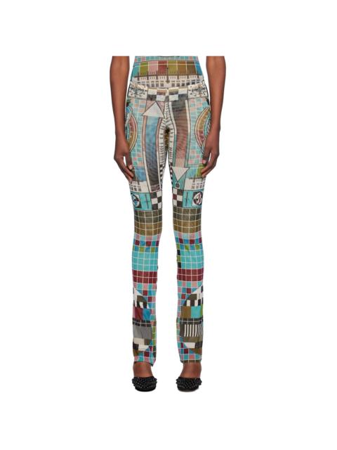Multicolor Printed Mire Lounge Pants