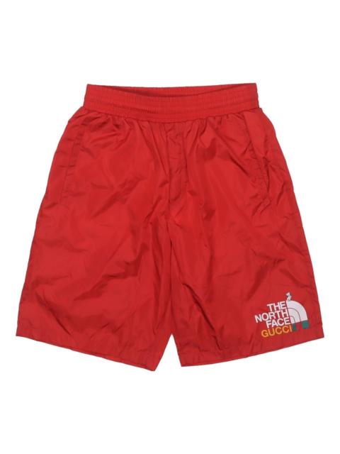 GUCCI Gucci x The North Face Casual Shorts 'Red' 599576-XHAED-6381