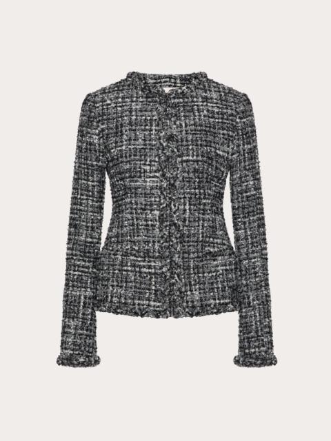Valentino TWEED MELANGE JACKET
